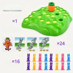 IFEBEGU+Rabbit Trap Intelligence Toys-Cross-Country Game Desktop Children's Educational Toys Parent-Child Interactive Game Interesting Children's Birthday Gifts -BEYBLADE Sale Store 51ZGI5jaMGL