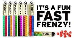 TENZI Dice Party Game - A Fun, Fast Frenzy For The Whole Family - 4 Sets Of 10 Colored Dice With Storage Tube - Colors May Vary -BEYBLADE Sale Store 51ZQF37RXbL