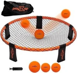 PlayZap Roundnet Ball Beach Ball Game Set Outdoor Indoor Team Sports Ball Game Backyard Lawn Kids Teenager Adult Gift For Friends Family Orange 15 PlayZap Roundnet Ball Beach Ball Game Set Outdoor Indoor Team Sports Ball Game Backyard Lawn Kids Teenager Adult Gift For Friends Family Orange -BEYBLADE Sale Store 51ZX1z1 wvL. AC