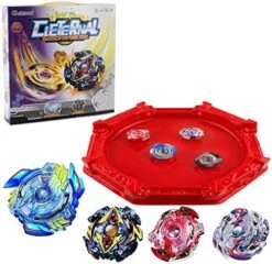 Bey Burst Battle Blade Metal Fusion Evolution Attack Set With And Star Storm Battle Set And Arena Included…