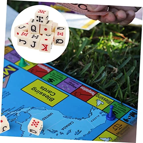 Alasum Liars Poker 45 Pcs Poker Dice Liars Dice Portable Dice And Chips Set Liars Dice Prop Birthday Party Games Acrylic Chipset Dice Game Alphabet Toys 5 Alasum Liars Poker 45 Pcs Poker Dice Liars Dice Portable Dice And Chips Set Liars Dice Prop Birthday Party Games Acrylic Chipset Dice Game Alphabet Toys - Image 3