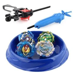 Bay Battling Top Burst | Burst Evolution Combination Series 4D | Set Of 4 Fighter Gyroscope 4D Fusion Model | 2 Launcher And 1 Beystadium -BEYBLADE Sale Store 51ZnCKgGP7L