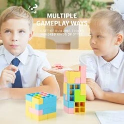 YISOOPEI 32pcs Stacking Toys Balance Building Blocks, Blocks For Kids Ages 4-8, 2 Player Games For Family Games For Kids And Adults,Travel Games Adult,Party Games. -BEYBLADE Sale Store 51ZwWJsnVJL