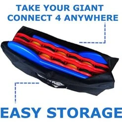 Giant 4 In A Row Connect Game Carrying Duffle Bag - Easy Storage & Transportation For Life Size Jumbo 4 To Score Connect Four Outdoor Board Game (Game Not Included)47"Convas Sport Travel Duffle Bag -BEYBLADE Sale Store 51aLBL3BwEL