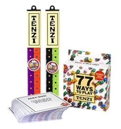 Tenzi 2 Pack For 8 Players - 8 Sets Of Ten Dice With Bonus 77 Ways To Play Tenzi