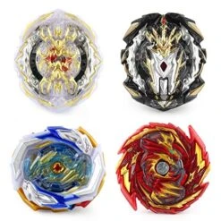 Bey Burst Battle Evolution 4 In 1 Metal Fusion Attack Set With 4D Launcher Grip Tops Set