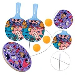 Sosoport 1 Set Table Tennis Trainer Indoor Toys Kids Educational Toys Exercise Accessories Interactive Table Tennis Sports Training Racket Funny Table Tennis Set Pingpang Training Toys Abs