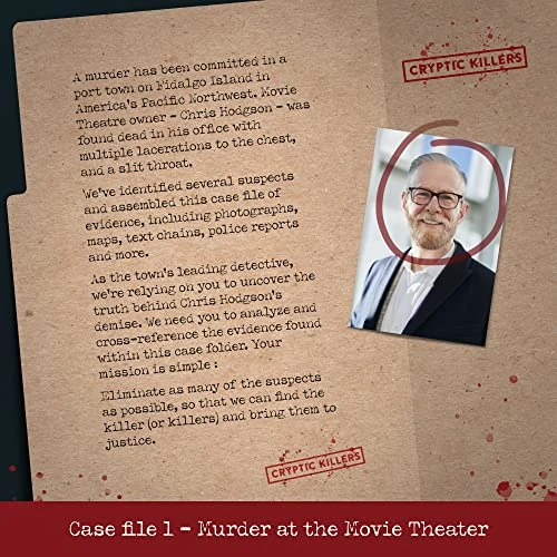 Cryptic Killers Bundle - Unsolved Murder Mystery Game - Cold Case File Investigation - Detective Clues/Evidence - Solve The Crime - Individuals, Date Nights & Party Groups - 3 Pack 5 Cryptic Killers Bundle - Unsolved Murder Mystery Game - Cold Case File Investigation - Detective Clues/Evidence - Solve The Crime - Individuals, Date Nights & Party Groups - 3 Pack - Image 3