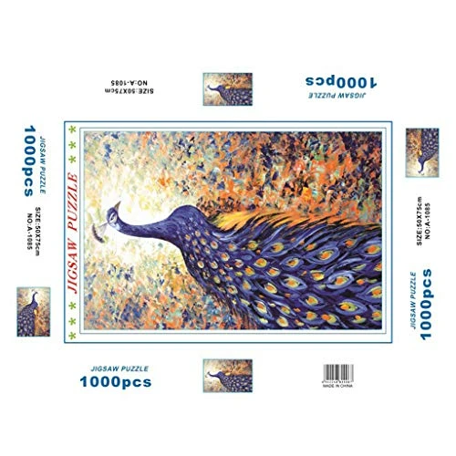 Gergeos 1000 Piece Jigsaw Puzzle For Kids Adult – Kids Intellectual Game Learning Education Toys (D) 4 Gergeos 1000 Piece Jigsaw Puzzle For Kids Adult – Kids Intellectual Game Learning Education Toys (D) - Image 2