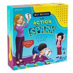 Action Kids Floor Game, Memory Matching Card Game, Toddler Movement Card Games, Interactive Game For Kids, Seek And Find Action Verb Cards Educational Toys