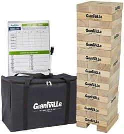 Giantville Giant Tumbling Timber Toy + Carry Bag + Dice - Jumbo JR. 54-Piece Wooden Stacking Tumble Blocks - Premium Pine Wood Life Size Tower Floor Game For Kids & Adults - Grows To Almost 4-Feet 17 Giantville Giant Tumbling Timber Toy + Carry Bag + Dice - Jumbo JR. 54-Piece Wooden Stacking Tumble Blocks - Premium Pine Wood Life Size Tower Floor Game For Kids & Adults - Grows To Almost 4-Feet -BEYBLADE Sale Store 51ewyfJSLL. AC