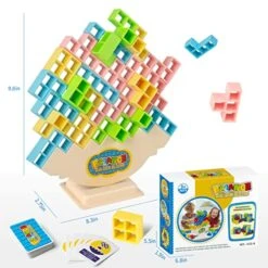 YISOOPEI 32pcs Stacking Toys Balance Building Blocks, Blocks For Kids Ages 4-8, 2 Player Games For Family Games For Kids And Adults,Travel Games Adult,Party Games. -BEYBLADE Sale Store 51f5SYUcTPL