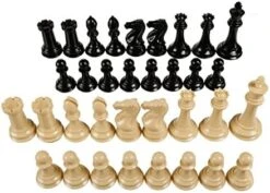 1x Single Weighted Chess Pieces Only By Chess Geeks - Classic Staunton Style - 32 Pieces - King 3" Tall - Chess Geeks -BEYBLADE Sale Store 51fWEjAj1sL. AC