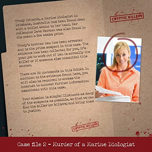 Cryptic Killers Bundle - Unsolved Murder Mystery Game - Cold Case File Investigation - Detective Clues/Evidence - Solve The Crime - Individuals, Date Nights & Party Groups - 3 Pack 7 Cryptic Killers Bundle - Unsolved Murder Mystery Game - Cold Case File Investigation - Detective Clues/Evidence - Solve The Crime - Individuals, Date Nights & Party Groups - 3 Pack - Image 5