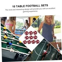 Kisangel 20 Pcs Interesting Durable Soccer Toy Accessories Accessory Tables Toys Foosball Desktop Balls As Classic Printed Resin Official Adorable Supply Footballs Game Shown Machine Inch -BEYBLADE Sale Store 51gPFrlIjPL