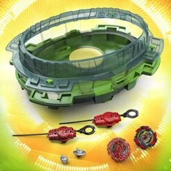 BEYBLADE Burst QuadDrive Interstellar Drop Battle Set, Set Stadium, 2 Battling Tops And 2 Launchers, Toys For 8 Year Old Boys & Girls & Up -BEYBLADE Sale Store 51gkeCJ898L