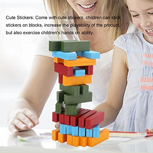 VGEBY Tumble Tower Game Tumbling Family Block Stacking Game For Parent Children Interaction Yard Outdoor 7 VGEBY Tumble Tower Game Tumbling Family Block Stacking Game For Parent Children Interaction Yard Outdoor - Image 5