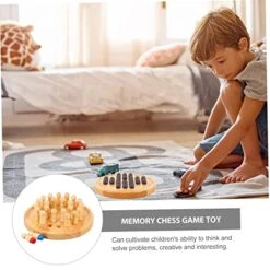 Alasum 1 Set Wooden Pattern Memory Chess Wooden Toys Wood Toys Toy For Kids Kidcraft Playset Memory Training Toy Memory Chess Game Toy Wooden Board Game Toy Girl Brain Teaser Baby -BEYBLADE Sale Store 51h3BpgNsiL