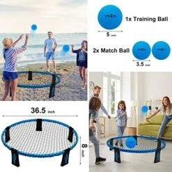 PlayZap Roundnet Ball Beach Ball Game Set Outdoor Indoor Team Sports Ball Game Backyard Lawn Kids Teenager Adult Gift For Friends Family Orange 11 PlayZap Roundnet Ball Beach Ball Game Set Outdoor Indoor Team Sports Ball Game Backyard Lawn Kids Teenager Adult Gift For Friends Family Orange -BEYBLADE Sale Store 51h4uGgAG4L