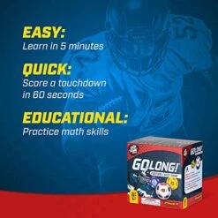 GoLong Football Dice Game | For Sports Fans, Families And Kids | Includes Travel Bag For Dads And Boys -BEYBLADE Sale Store 51hDrZ6KCzL