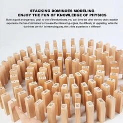 Stacking Tower Game, Durable Educational Beechwood Burr Free 60Pcs Wooden Tower Game Widely Used For Party Games -BEYBLADE Sale Store 51jAA5MOqlL