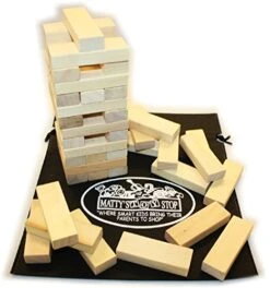 Matty's Toy Stop Wooden Tower Deluxe Stacking Game With Exclusive Storage Bag -BEYBLADE Sale Store 51jMB5klsOL