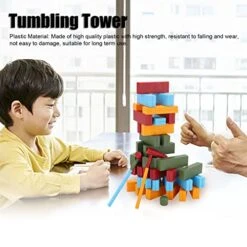 VGEBY Tumble Tower Game Tumbling Family Block Stacking Game For Parent Children Interaction Yard Outdoor 9 VGEBY Tumble Tower Game Tumbling Family Block Stacking Game For Parent Children Interaction Yard Outdoor -BEYBLADE Sale Store 51jxAzhFoeL