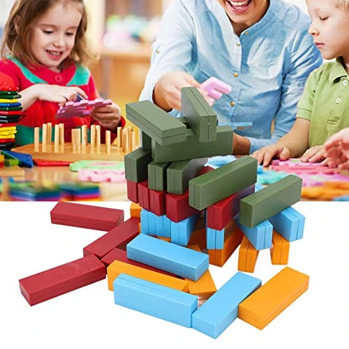 VGEBY Tumble Tower Game Tumbling Family Block Stacking Game For Parent Children Interaction Yard Outdoor 4 VGEBY Tumble Tower Game Tumbling Family Block Stacking Game For Parent Children Interaction Yard Outdoor - Image 2