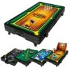 Franklin Sports Table Top Sports Game Set - 5-in-1 Sports Center Indoor Sports Games - Tabletop Soccer, Basketball, Hockey, Bowling + Pool -BEYBLADE Sale Store 51lRRvNKycL
