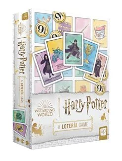 USAopoly Harry Potter Loteria | Traditional Loteria Mexicana Game Of Chance | Bingo Style Game Featuring Custom Artwork & Illustrations From Harry Potter Films | Inspired By Spanish Words & Mexican Culture