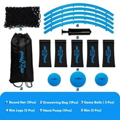 PlayZap Roundnet Ball Beach Ball Game Set Outdoor Indoor Team Sports Ball Game Backyard Lawn Kids Teenager Adult Gift For Friends Family Orange 12 PlayZap Roundnet Ball Beach Ball Game Set Outdoor Indoor Team Sports Ball Game Backyard Lawn Kids Teenager Adult Gift For Friends Family Orange -BEYBLADE Sale Store 51n67uQaHHL
