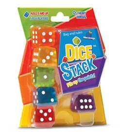 Blue Orange Dice Stack Game
