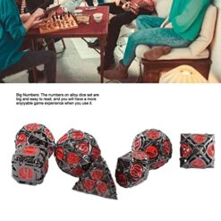 VINGVO Rolling Dice Toy, Role Playing Heavy Solid Dice Polyhedron For Teaching -BEYBLADE Sale Store 51nYAxAn31L