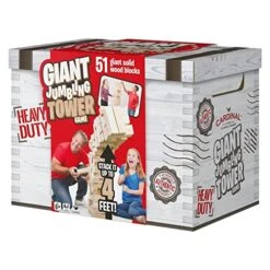Spin Master Games Giant Jumbling Tower Party Game With 51 Wood Blocks, For Families And Kids Ages 6 And Up, Multicolor, (6058969) 11 Spin Master Games Giant Jumbling Tower Party Game With 51 Wood Blocks, For Families And Kids Ages 6 And Up, Multicolor, (6058969) -BEYBLADE Sale Store 51ppwqE4kyL