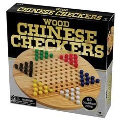 Cardinal Industries Wood Chinese Checkers Game