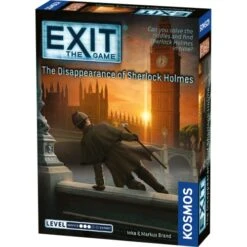 Thames & Kosmos EXIT: The Game - The Disappearance Of Sherlock Holmes | Escape Room | Puzzles | Cooperative Games | Mystery Game | London | Kosmos | Family Friendly | 1-4 Players