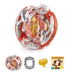 Bey Battle Burst B-111 No.1 Crash Ragnaruk.11R.Wd Booster Starter + LR Sparking String Launcher (Left & Right Turning) & Grip -BEYBLADE Sale Store 51qmh6cpopL