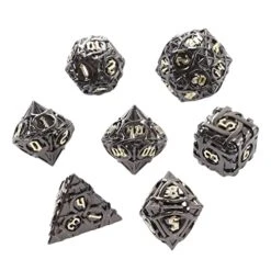 VINGVO Dice Toy, Rolling Coated Brass Dice Set Hollow -BEYBLADE Sale Store 51tAJYTd7kL