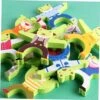 Ibasenice Kidcraft Playset 1 Set Balance Blocks Kids Wooden Toys Desktop Toys Stacking Toys Wood Toy Wood Balance Toy Stacking Games To Stack Child Blush Frog Toy Stacking Toy Toys For Kids -BEYBLADE Sale Store 51th5rvTsxL