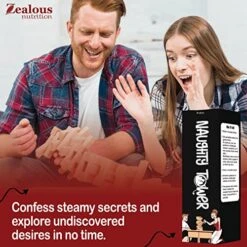 Zealous Nutrition Stacking Wooden Block Game For Grown Ups – Couple Dare Questions – All Genders & Relationships – Exciting, Pleasing, & Funny Challenges - Make Date & Game Night Fun W/ 54 Pieces -BEYBLADE Sale Store 51u905ZlqML