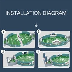 Soccer Game, Football Table Interactive Game, Foosball Tables, Mini Foosball Table, Soccer Tabletops Competition Sports Games, Desktop Football Sport Board Game For Adults Kids Family Game Night Fun -BEYBLADE Sale Store 51urXwy3MgL