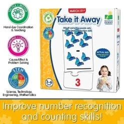 Learning Journey International Match It! Take It Away - STEM Subtraction Game - Helps To Teach Early Math Facts With 30 Matching Pairs – Preschool Games & Gifts For Kids Ages 3 And Up, Multicolor -BEYBLADE Sale Store 51vrD0qZ7WL