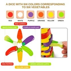 Bedmoimo 54 PCS Colorful Wooden Stacking Board Games For Kids 4-8, Tumbling Tower Blocks Building Classic Game For Kids Boys Girls Ages 3 4 5 6 7 8 Birthday Christmas Party Games -BEYBLADE Sale Store 51vv2r0CkgL