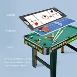 Luxury 3-in-1 Table Game Set, Table Tennis Ice Hockey, Billiard Assembly Pool Table Interactive Children's Educational Toys -BEYBLADE Sale Store 51wAavQjqYL