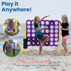 ECR4Kids Jumbo 4-To-Score, Giant Game, Purple/Gold -BEYBLADE Sale Store 51wky7EUFRL