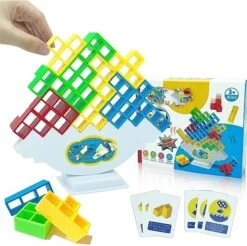 GGZONE Swing Stack High Child Balance Toy, Two Player Balancing Board Games For Kids & Adults, Tower Game Balance Stacking Block Party Game For Family, Parties, Travel (48 Pieces) -BEYBLADE Sale Store 51zAQzxhefL. AC 1