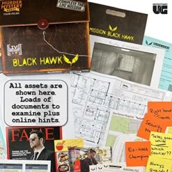 Mission Blackhawk Live Mission Case File From University Games, Use Whatsapp Or Telegram Apps To Control Field Agents, Stop The Cartel And Divert The Funds, Real-Time Bank Heist -BEYBLADE Sale Store 6117dTo9rRL