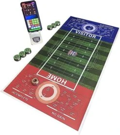 Fozzy Football Small Vinyl Mat 13.5" X 26" Base Set | An Indoor Outdoor Tabletop Football Board Game (Multicolor) -BEYBLADE Sale Store 611pqIrSYZL. AC
