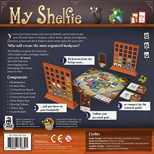 My Shelfie Board Game | Set Collection Strategy Game | Pattern Building Game | Fun Family Game For Kids And Adults | Ages 8+ | 2-4 Players | Average Playtime 30 Minutes | Made By Lucky Duck Games 5 My Shelfie Board Game | Set Collection Strategy Game | Pattern Building Game | Fun Family Game For Kids And Adults | Ages 8+ | 2-4 Players | Average Playtime 30 Minutes | Made By Lucky Duck Games - Image 3