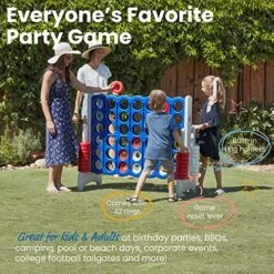 ECR4Kids Jumbo 4-To-Score, Giant Game, Red/White/Blue -BEYBLADE Sale Store 616yDEXMz7L